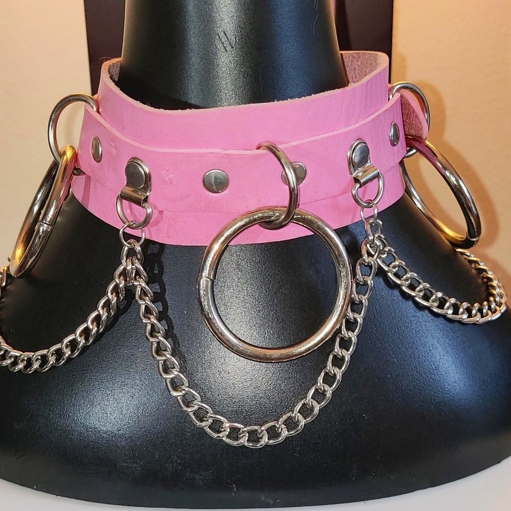 Unisex Pink Choker